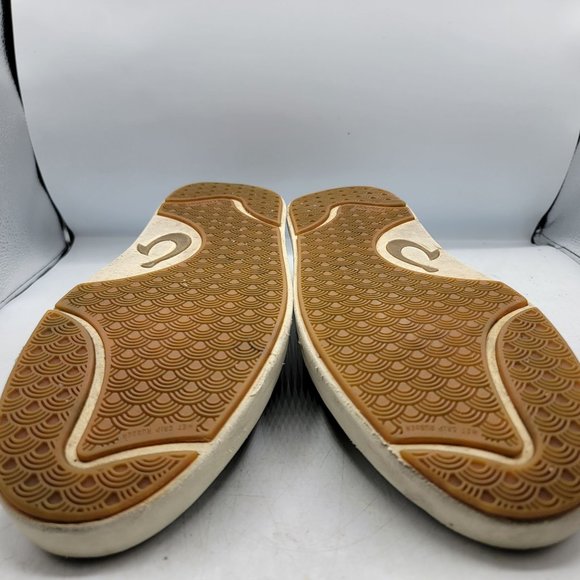 Olukai Lae Ahi Mens 13 Blue Slip On Sneakers Shoes Casual Walking 10443-TFTF